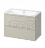 CERSANIT - Set C469 - Szafka łazienkowa z umywalką MODUO 80 cm kolor Kaszmir  S801-592